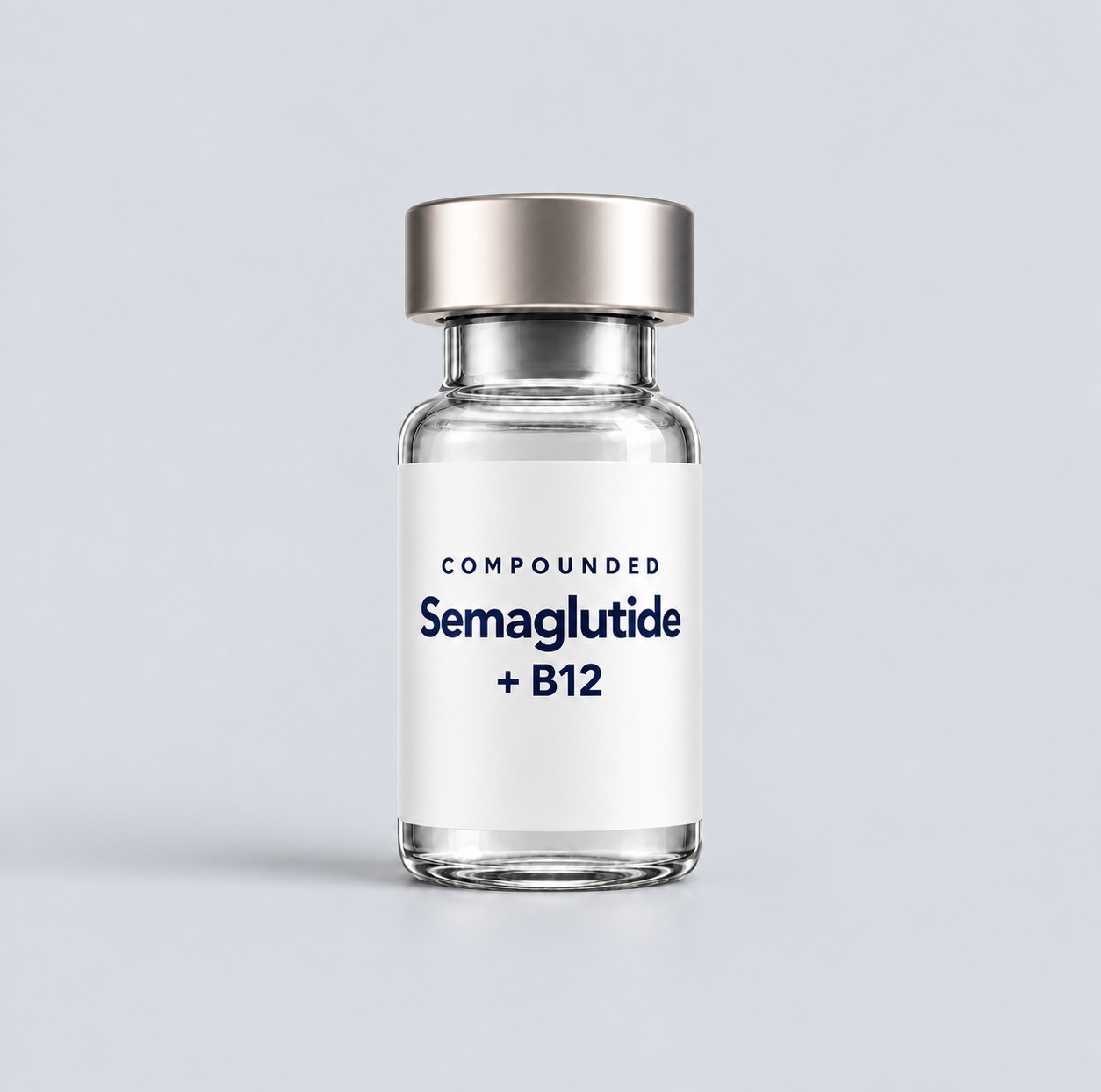 Compounded semaglutide vial