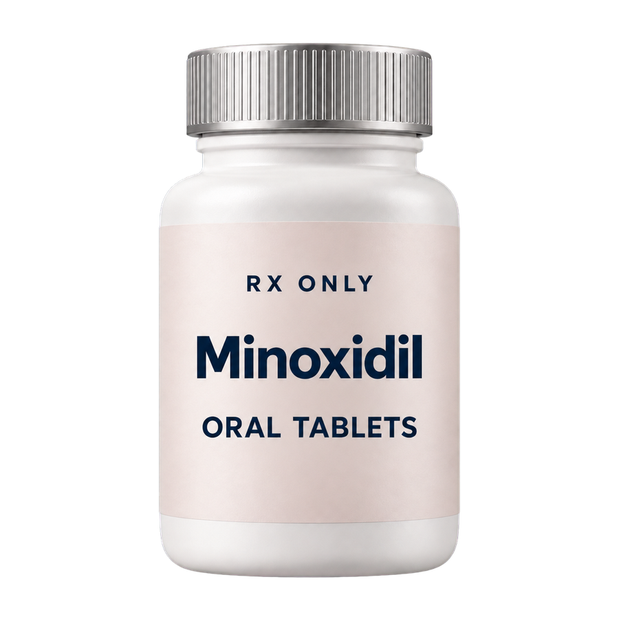 Oral Minoxidil packaging